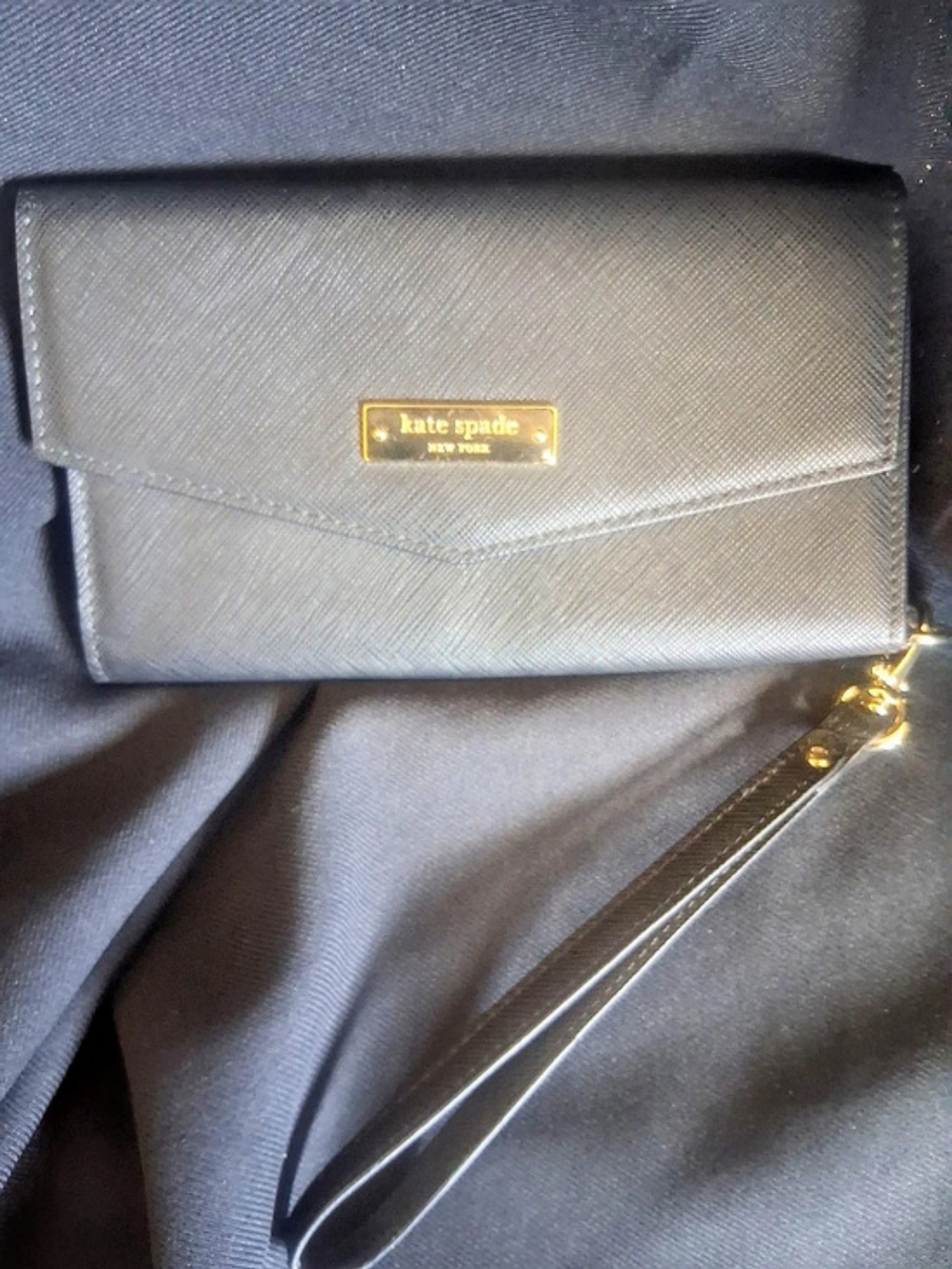 kate spade Black Wristlet Wallet